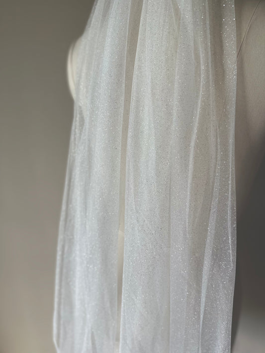 Glitter Tulle Veil