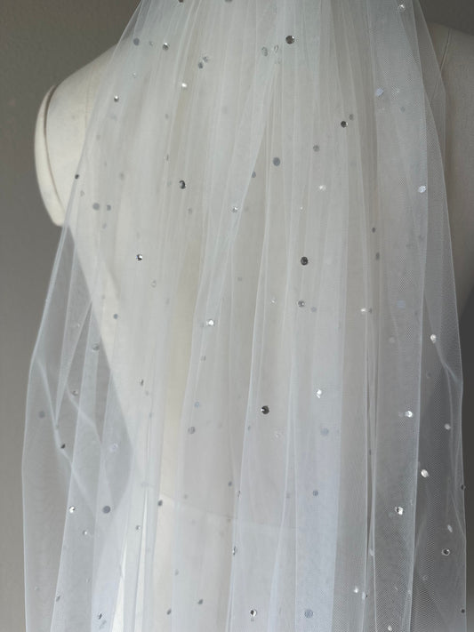 Stardust Rhinestone Veil