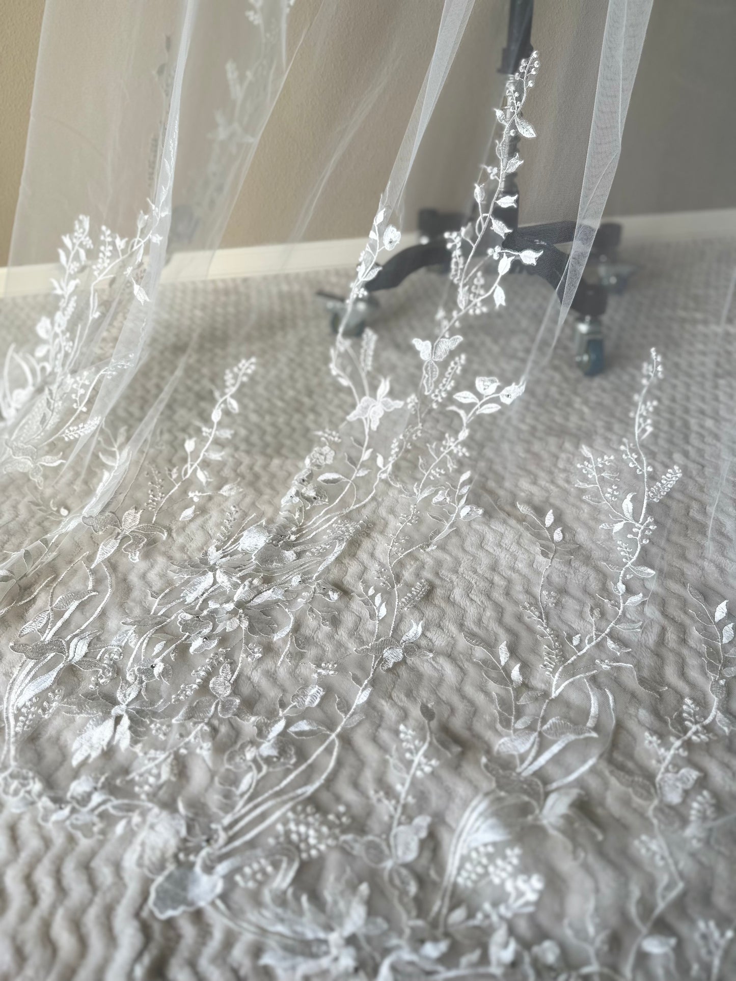 Climbing Floral Cathedral Veil