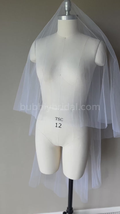Soft Tulle Drop Veil